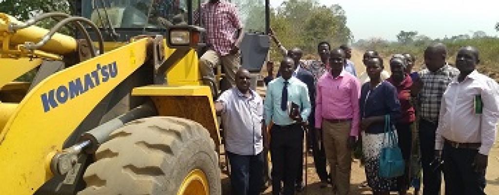  DISTRICT LEADERSHIP OF SOROTI LAUNCHING THE REHABILITATION OF THE OF REHABILITATION AND MAINTENANCE WORKS ON KAMUDA, -LALLE